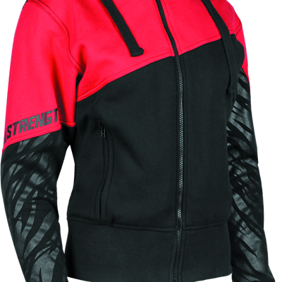 Speed and Strength Cat Outa Hell Hoody Red/Black Womens - 4XL