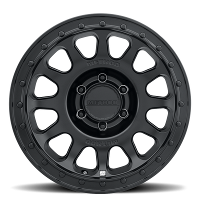 Method MR709 HD Bead Grip 18x 9in / ET12 / 8x180 BP / 124.1mm Bore - Black Wheel
