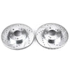 Power Stop 96-99 Infiniti I30 Front Evolution Drilled & Slotted Rotors - Pair