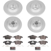 Power Stop 15-18 Volvo S60 Front Euro-Stop Brake Kit