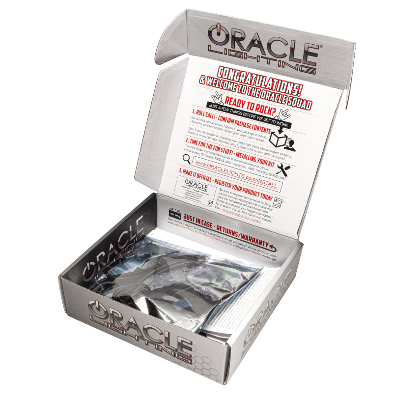 Oracle 21-22 Ford Bronco Headlight Halo Kit w/DRL Bar - Base Headlights -w/RF Controller
