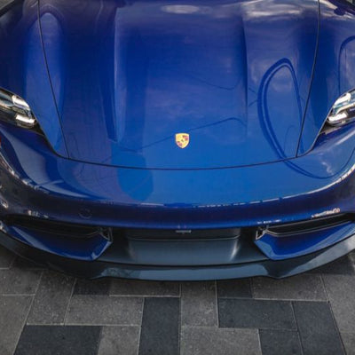 VR Aero Porsche Taycan Turbo/Turbo S Carbon Fiber Front Lip Spoiler
