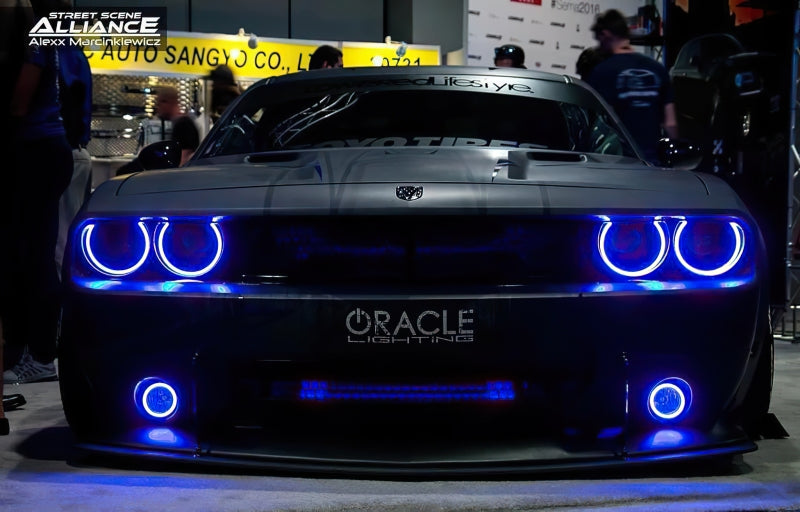 Oracle 0814 Dodge Challenger Dynamic Surface Mount Headlight/Fog Light Halo Kit COMBO