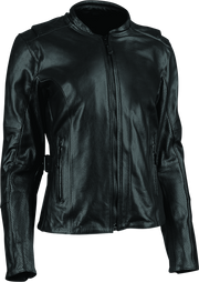 Speed and Strength Throttle Body Leather Jacket Black Womens - Small