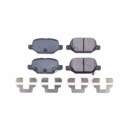 Power Stop 12-17 Fiat 500 Rear Z17 Evolution Ceramic Brake Pads w/Hardware