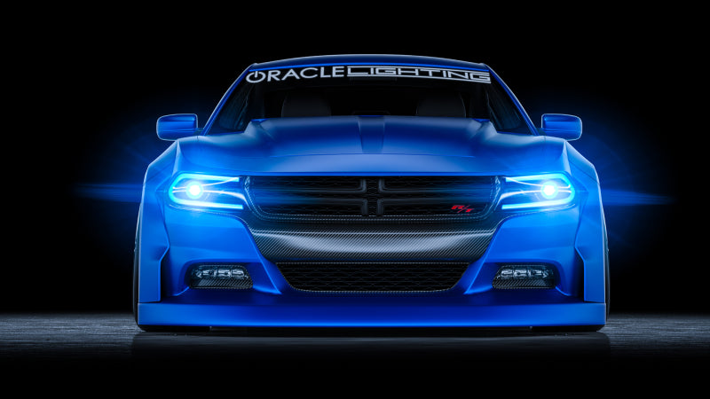 Oracle 15-21 Dodge Charger RGB+W DRL Headlight DRL Kit - ColorSHIFT w/ BC1 Controller
