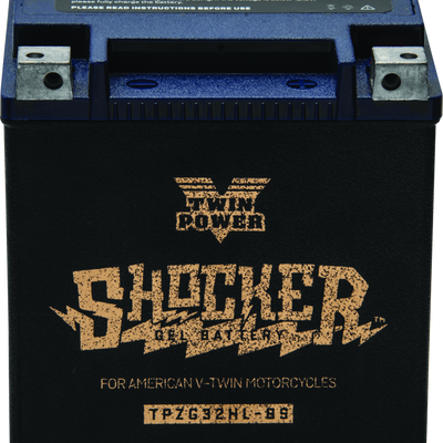Twin Power YTX-32HL Shocker Gel Battery Replaces H-D 66010-97A 445CCA