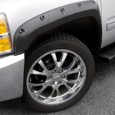 Lund 99-07 Chevy Silverado 1500 RX-Rivet Style Textured Elite Series Fender Flares - Black (4 Pc.)