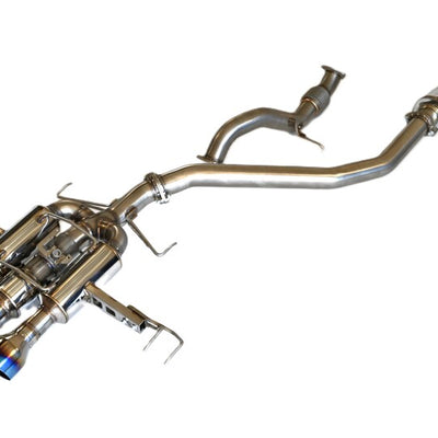 Invidia 22+ HONDA CIVIC TYPE-R FL5 R400 SINGLE LAYER TI TIP FULL CAT-BACK (NON POLISH PIPE)
