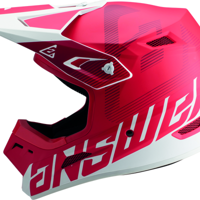 Answer AR1 V2 Bold Helmet Red/White Youth - Small