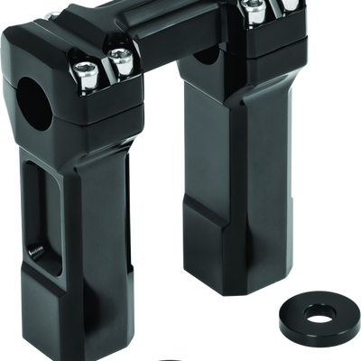 Kuryakyn 5inch Billet Handlebar Risers Black