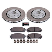 Power Stop 11-20 Toyota Sienna Front Semi-Coated Rotor Kit