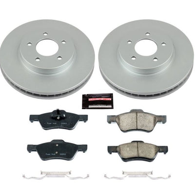 Power Stop 10-12 Ford Escape Front Z17 Evolution Geomet Coated Brake Kit