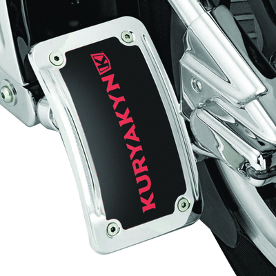 Kuryakyn Lighted Curved Vertical Side Mount License Plate Holder