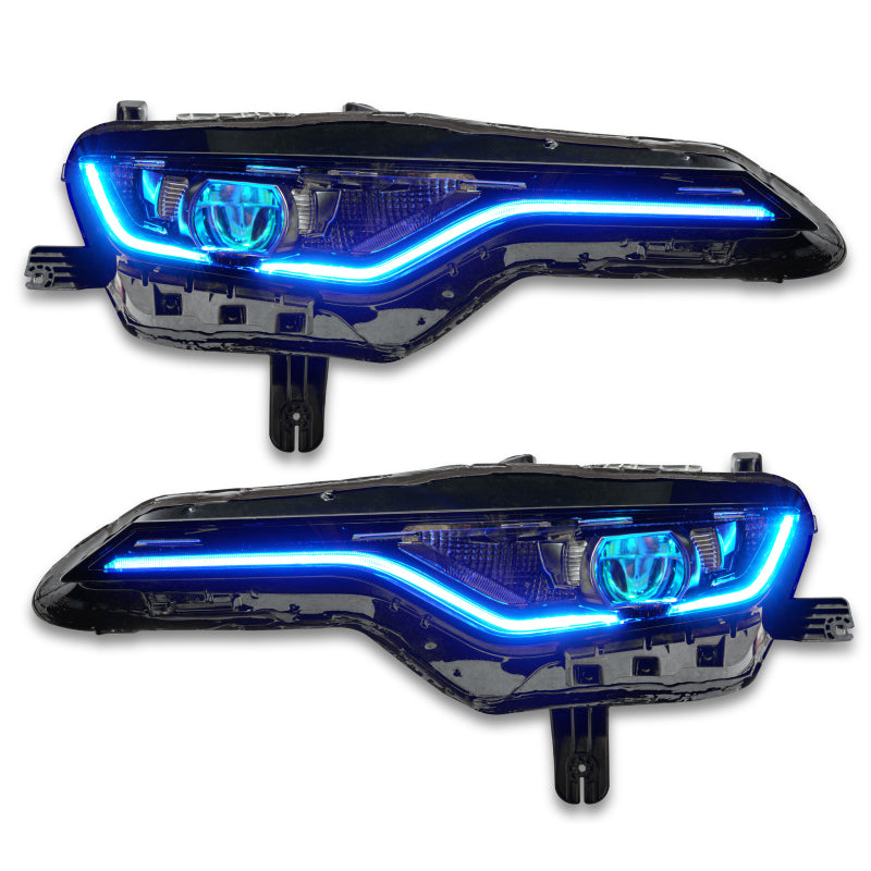 Oracle 19-21 Chevy Camaro SS/RS RGBW+A Headlight DRL Upgrade Kit - ColorSHIFT 2