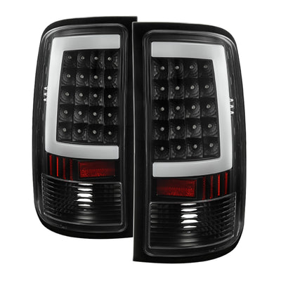 xTune GMC Sierra 07-13 LED Tail Lights Black ALT-ON-GS07-G2-LED-BK