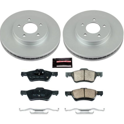 Power Stop 10-12 Ford Escape Front Z17 Evolution Geomet Coated Brake Kit