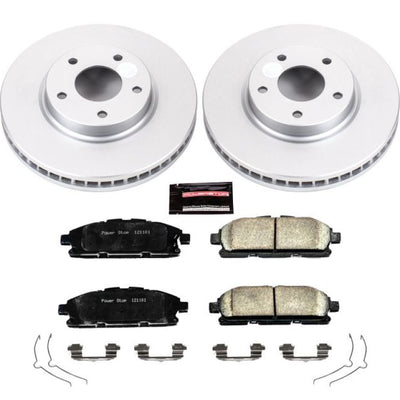 Power Stop 11-17 Nissan Quest Front Z17 Evolution Geomet Coated Brake Kit