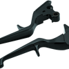 Kuryakyn Trigger Lever Set 08-13 Touring Cable Gloss Black