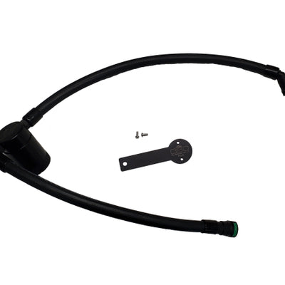 J&amp;L 19-23 Chevy Silverado/GMC Sierra 1500 2.7L Passenger Side Oil Separator 3.0 - Black Anodized