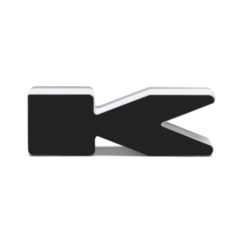 ORACLE Lighting Universal Illuminated LED Letter Badges - Matte Blk Surface Finish - K