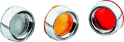 Kuryakyn Deep Dish Bezel With Smoke Lens Chrome