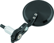 BikeMaster Folding Barend Mirrors 7/8in Handlebars - Pair - Black