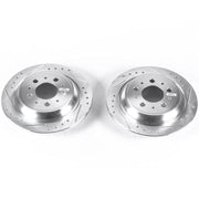 Power Stop 99-00 Volvo S70 Rear Evolution Drilled & Slotted Rotors - Pair