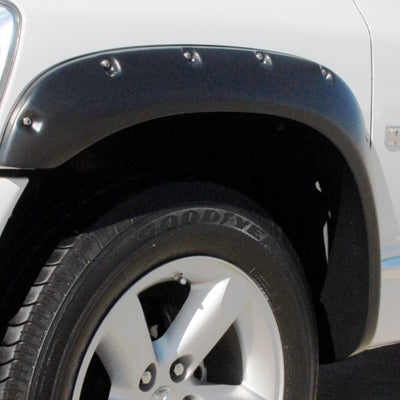 Lund 02-08 Dodge Ram 1500 RX-Rivet Style Smooth Elite Series Fender Flares - Black (4 Pc.)