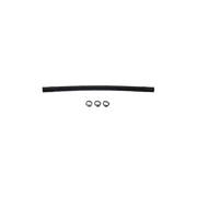 DeatschWerks Convoluted Tubing 230mm Length x 8mm ID Side 1 x 10mm ID Side 2 - Black