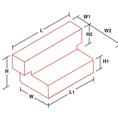 Deezee Universal Tanks - L-Shape White Steel (55 Gal)
