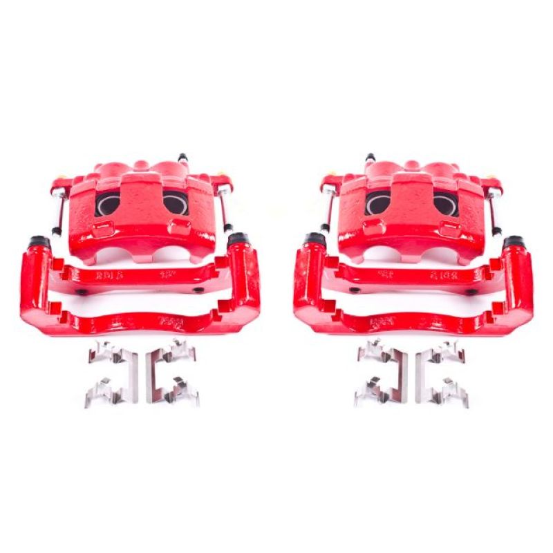 Power Stop 06-11 Buick Lucerne Front Red Calipers w/Brackets - Pair