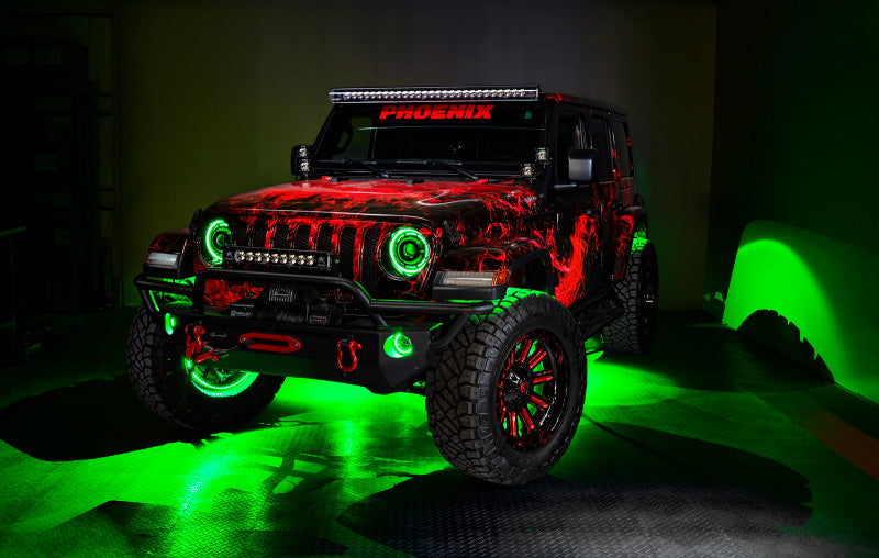 Oracle Jeep Wrangler JK/JL/JT High Performance W LED Fog Lights - w/o Controller