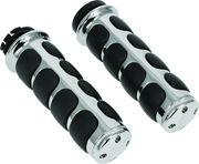 Kuryakyn ISO Grips Without Throttle Boss Dual Cable Chrome