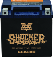Twin Power YTX-14L Shocker Gel Battery Replaces H-D 65958-04 220 CCA