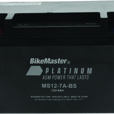 BikeMaster AGM Battery - MS12-7A-BS
