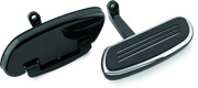 Bikers Choice 93-Up Touring Passenger Floorboards Replaces H-D 50378-07 Black