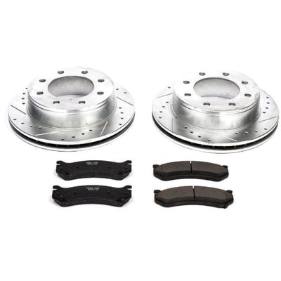 Power Stop 01-03 Chevrolet Silverado 1500 HD Rear Z23 Evolution Sport Brake Kit