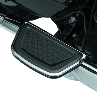 Kuryakyn Hex Passenger Board Inserts Chrome