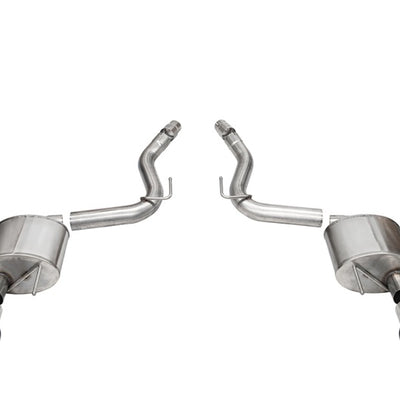Corsa 2024+ Ford Mustang GT Sport Axle-Back Dual Rear Exit with 4.5in Straight Cut Black PVD Tips