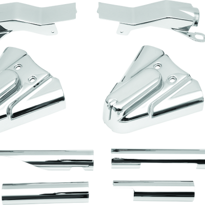 Kuryakyn Swingarm Cover Kit - Unlighted 86-99 Softail Models Chrome