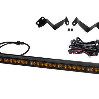 Diode Dynamics 16-21 Toyota Tacoma SS30 Stealth Lightbar Kit - Amber Driving