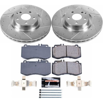 Power Stop 10-16 Mercedes-Benz E350 Front Z23 Evolution Sport Brake Kit