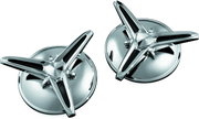 Kuryakyn Knock-Off Center Caps For Trikes Chrome