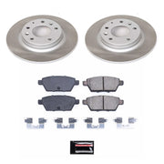 Power Stop 06-11 Mercury Milan Rear Semi-Coated Rotor Kit