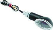 BikeMaster Ministalk Marker Light Oval - Black/Clear