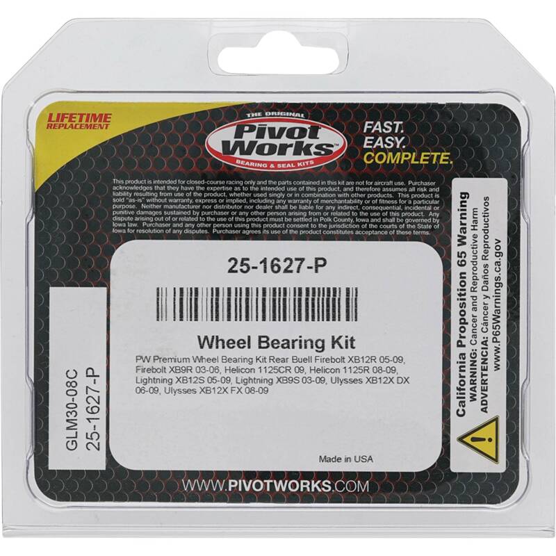 Pivot Works Premium Wheel Bearing