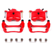 Power Stop 13-15 Acura ILX Front Red Calipers w/Brackets - Pair