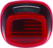 Kuryakyn Freedom Taillight Red Lens With License Light