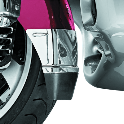 Kuryakyn Front Fender Extension With Mud Flap 01-17 Honda GL1800 Chrome